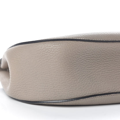 Chloe Grained Lambskin Drew Shoulder Bag Motty Grey 9 of 10