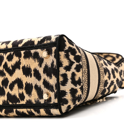 Christian Dior Canvas Medium Mizza Embroidered Lady D-Lite Beige Multicolor 9 of 9