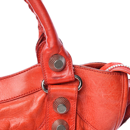 Balenciaga Chevre Giant 21 Silver Hardware City Tomate 12 of 24