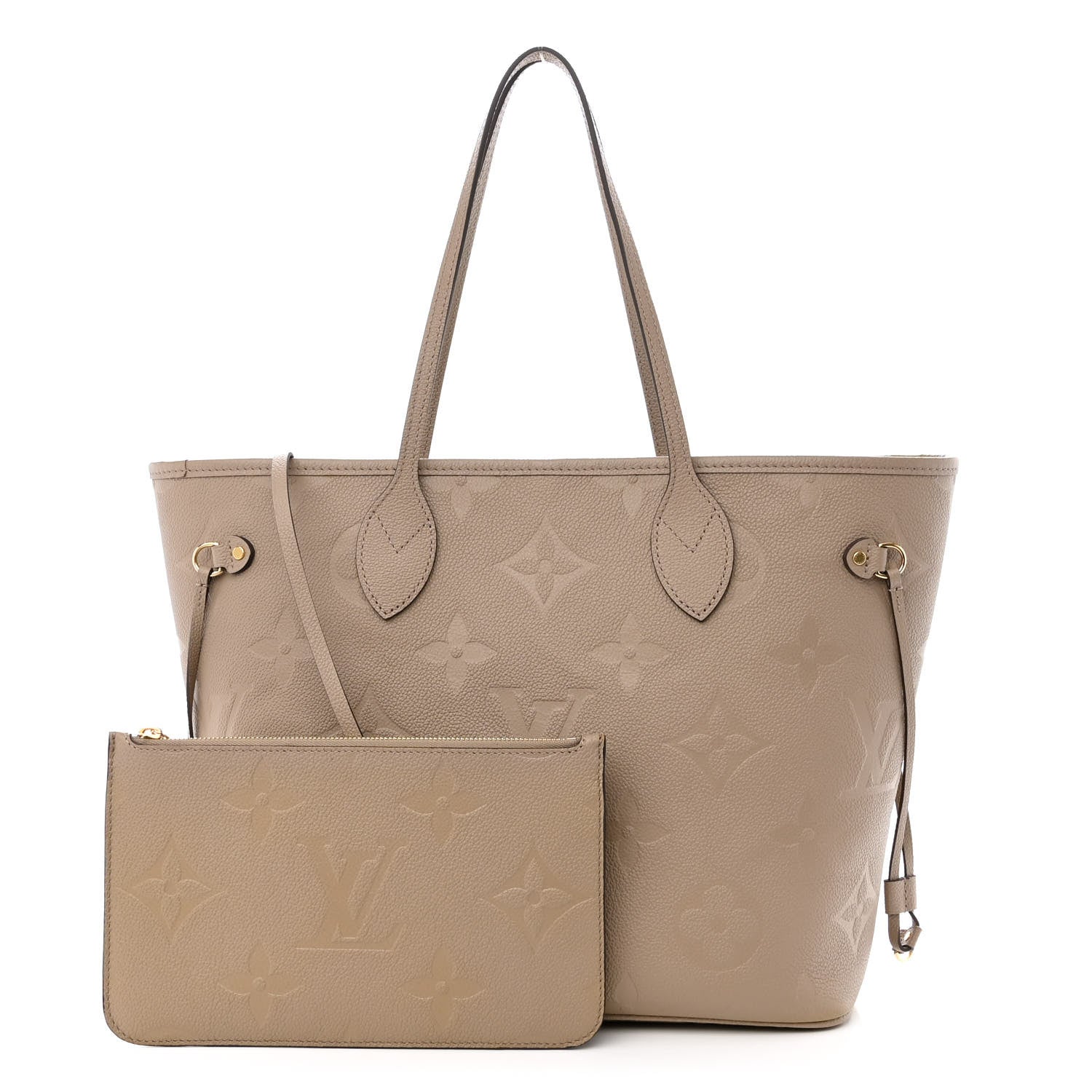 Louis Vuitton Empreinte Monogram Giant Neverfull MM Tourterelle 1 of 11