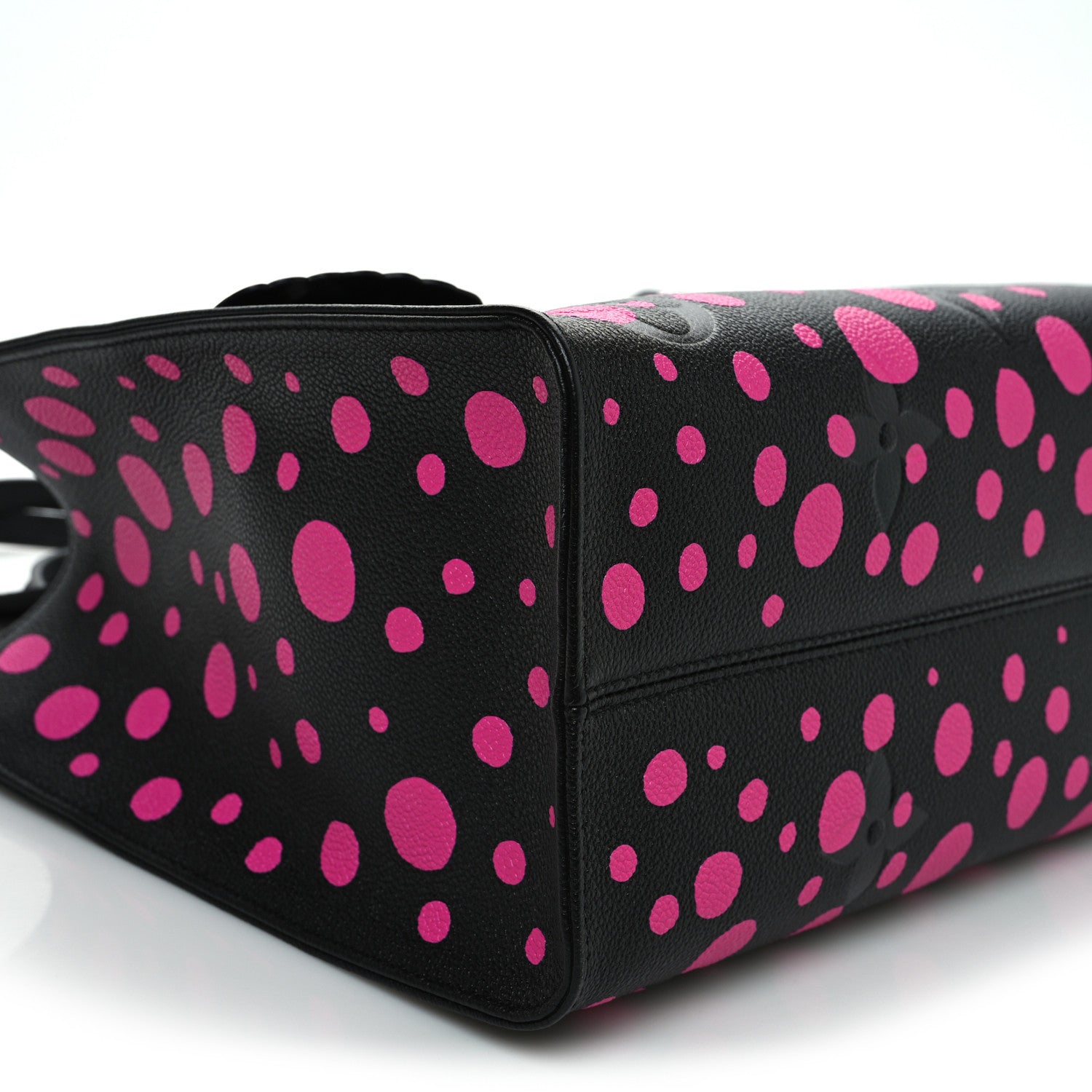 Louis Vuitton LV X YK Empreinte Monogram Giant Onthego MM Black Fuchsia 9 of 10