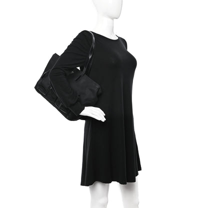 Prada Nylon Front Pockets Tote Black 2 of 8