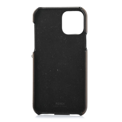 Fendi Vitello Soft Grace FF 1974 Embossed iPhone 11 Pro Case Maya Black 4 of 4