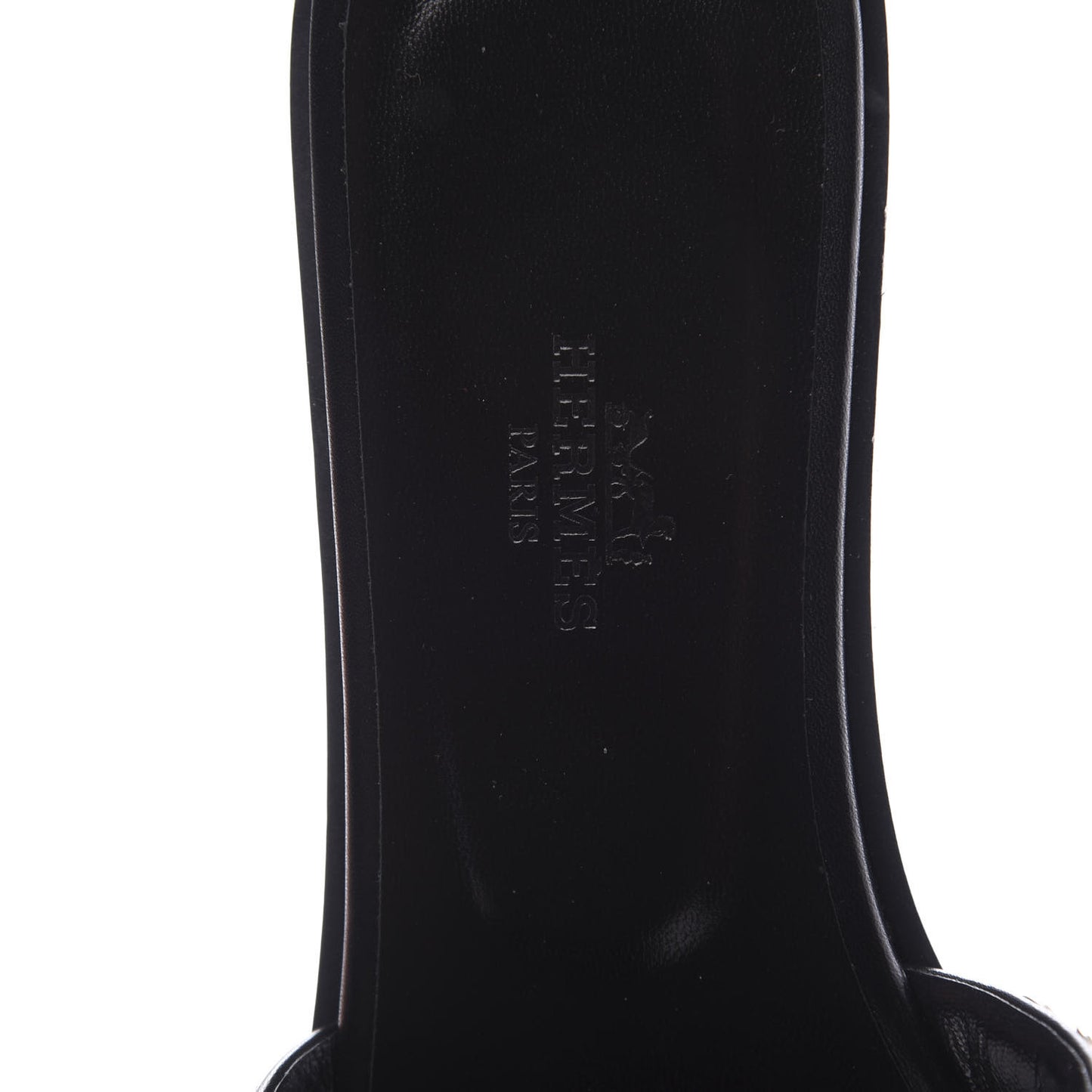 Calfskin Clou De Selle Oran Sandals 37 Black
