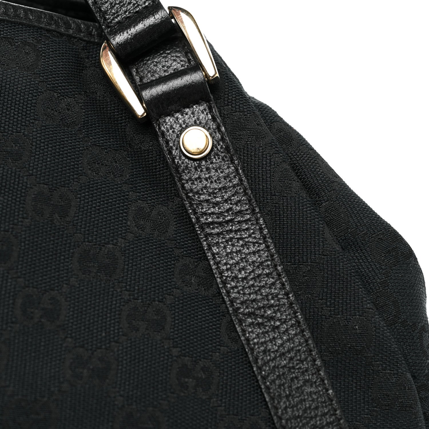 Gucci Monogram Medium Abbey Shoulder Bag Black 9 of 9