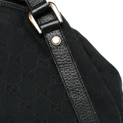 Gucci Monogram Medium Abbey Shoulder Bag Black 9 of 9