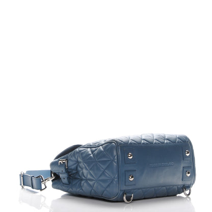 Mulberry Nappa Quilted Cara Delevingne Convertible Bag Blue 5 of 19