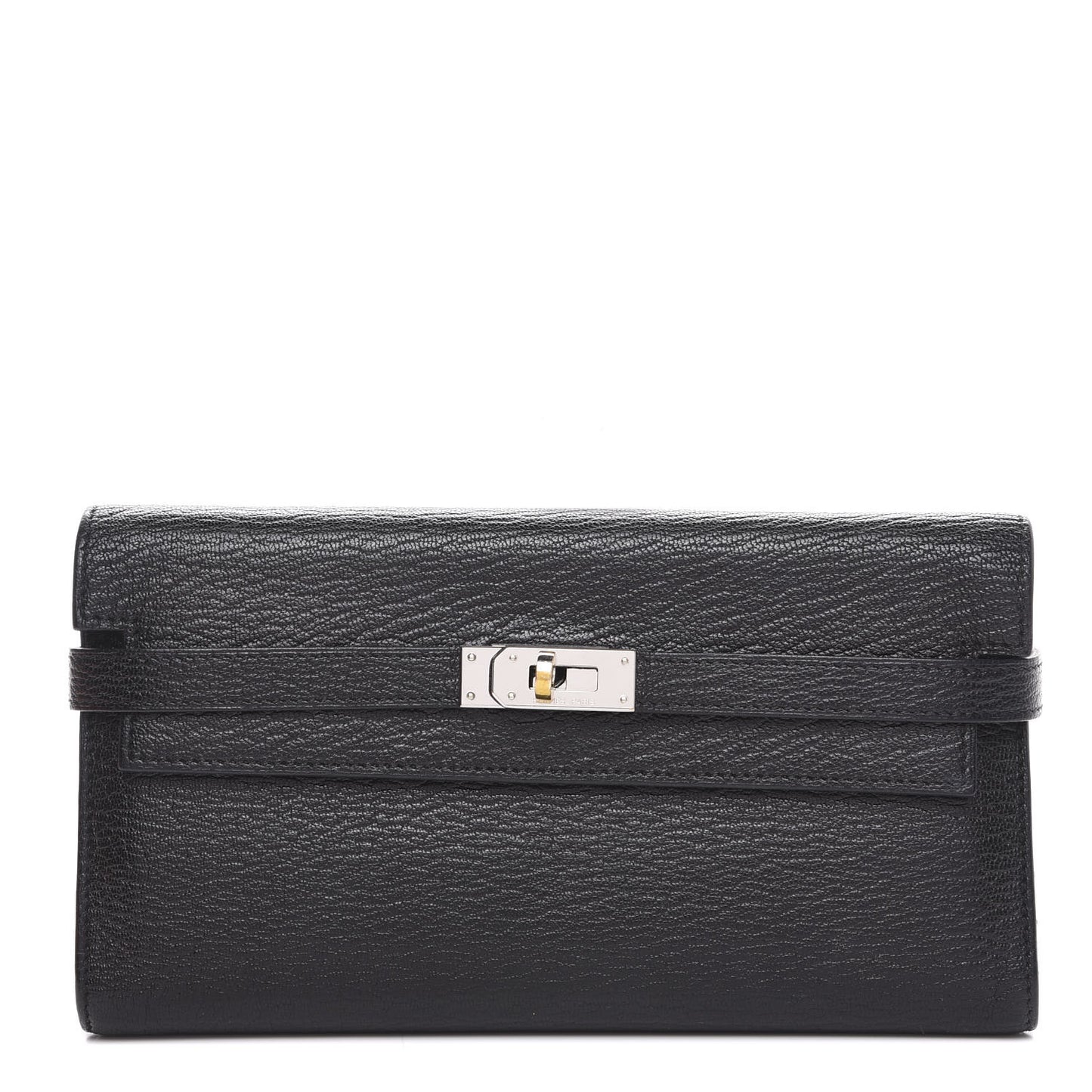 Chevre Mysore Kelly Longue Wallet Black