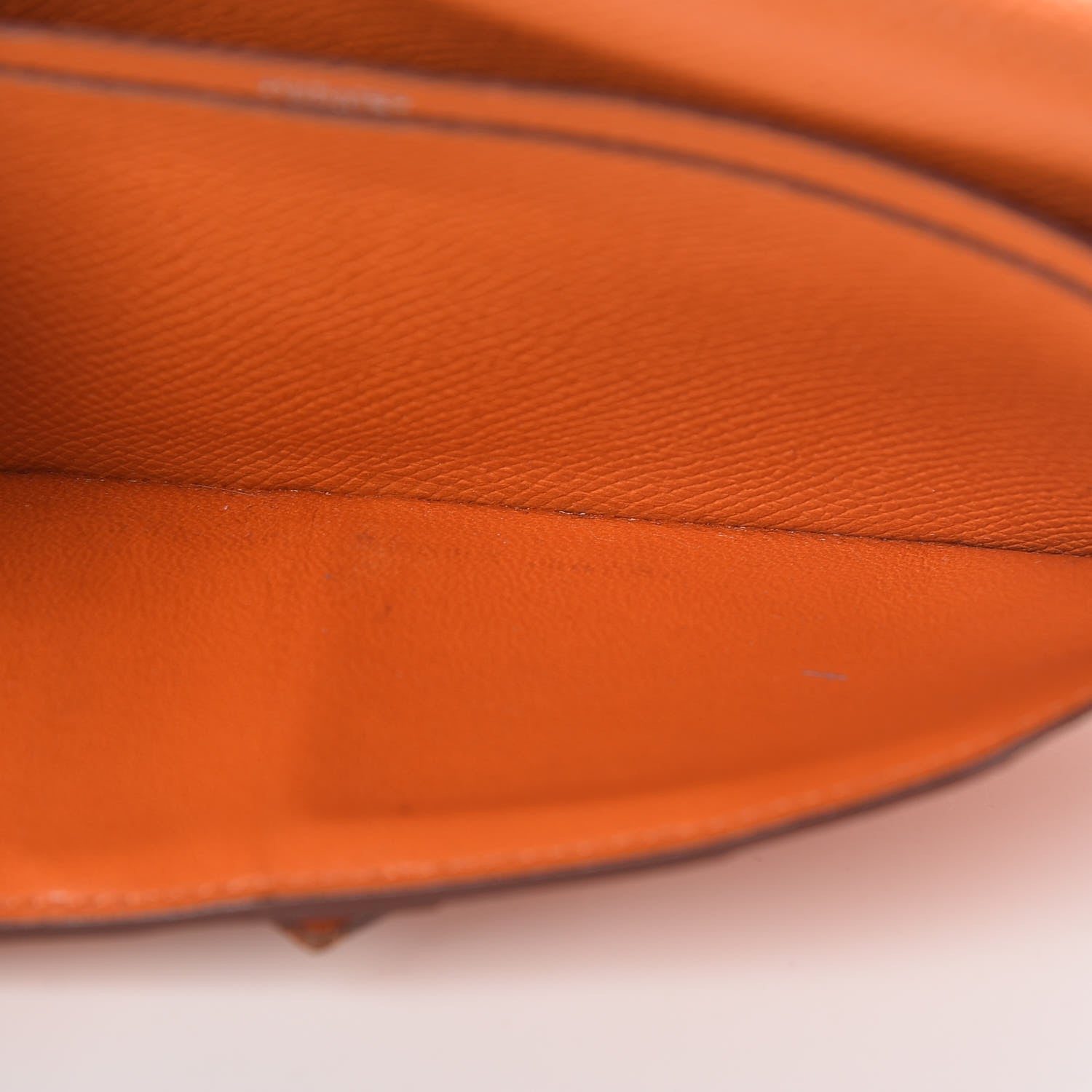 Hermes Epsom Bearn Gusset Wallet Orange 10 of 23