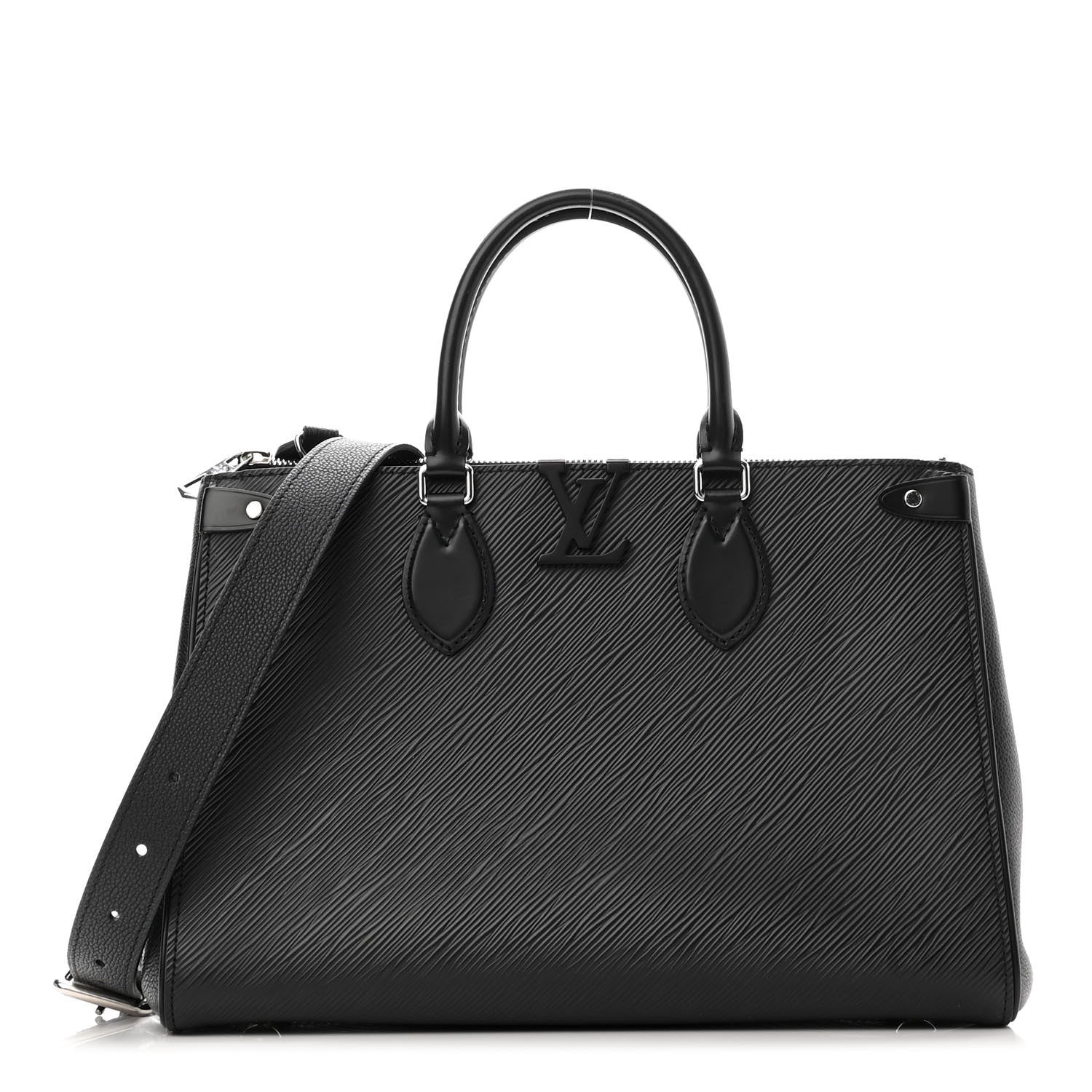 Louis Vuitton Epi Grenelle Tote MM Black 1 of 9