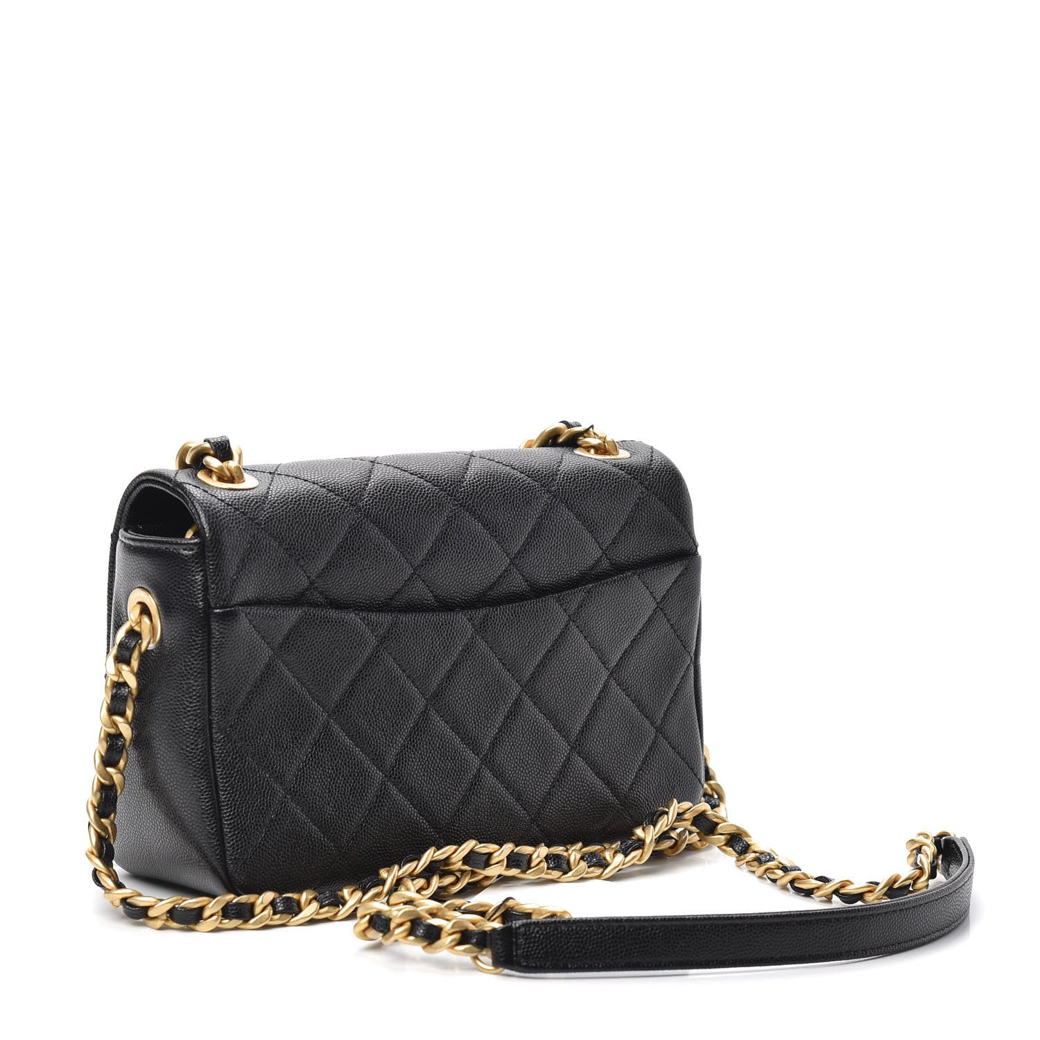 Chanel Caviar Quilted Small Fashion Therapy Flap Bag Black 3 of 10