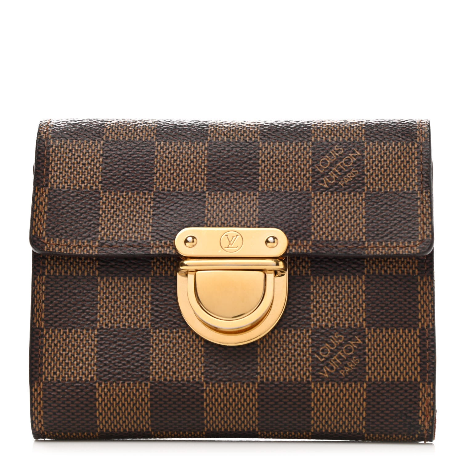 Louis Vuitton Damier Ebene Koala Compact Wallet 1 of 8