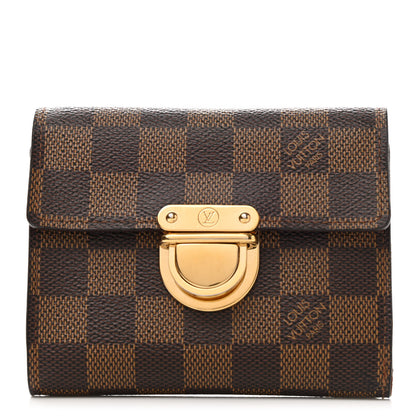 Louis Vuitton Damier Ebene Koala Compact Wallet 1 of 8