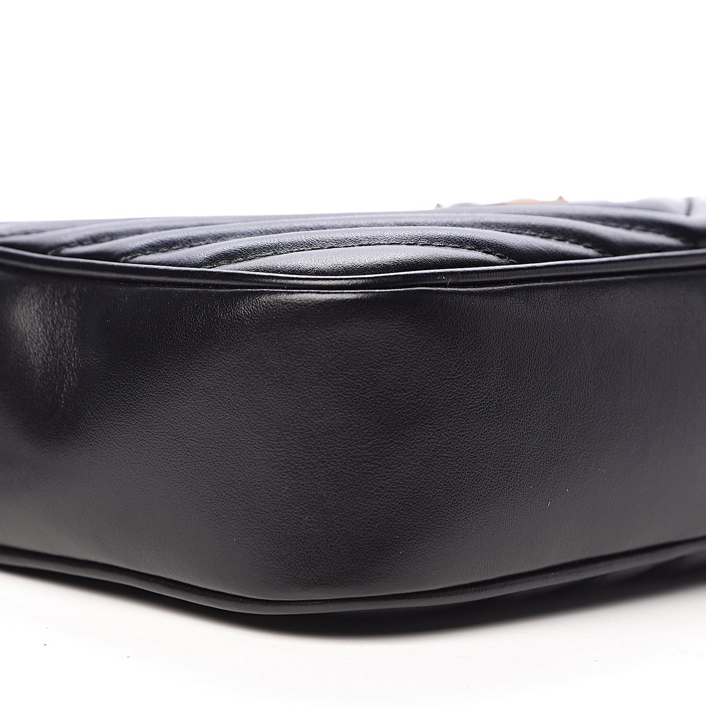 Calfskin Matelasse Monogram Lou Camera Bag Black