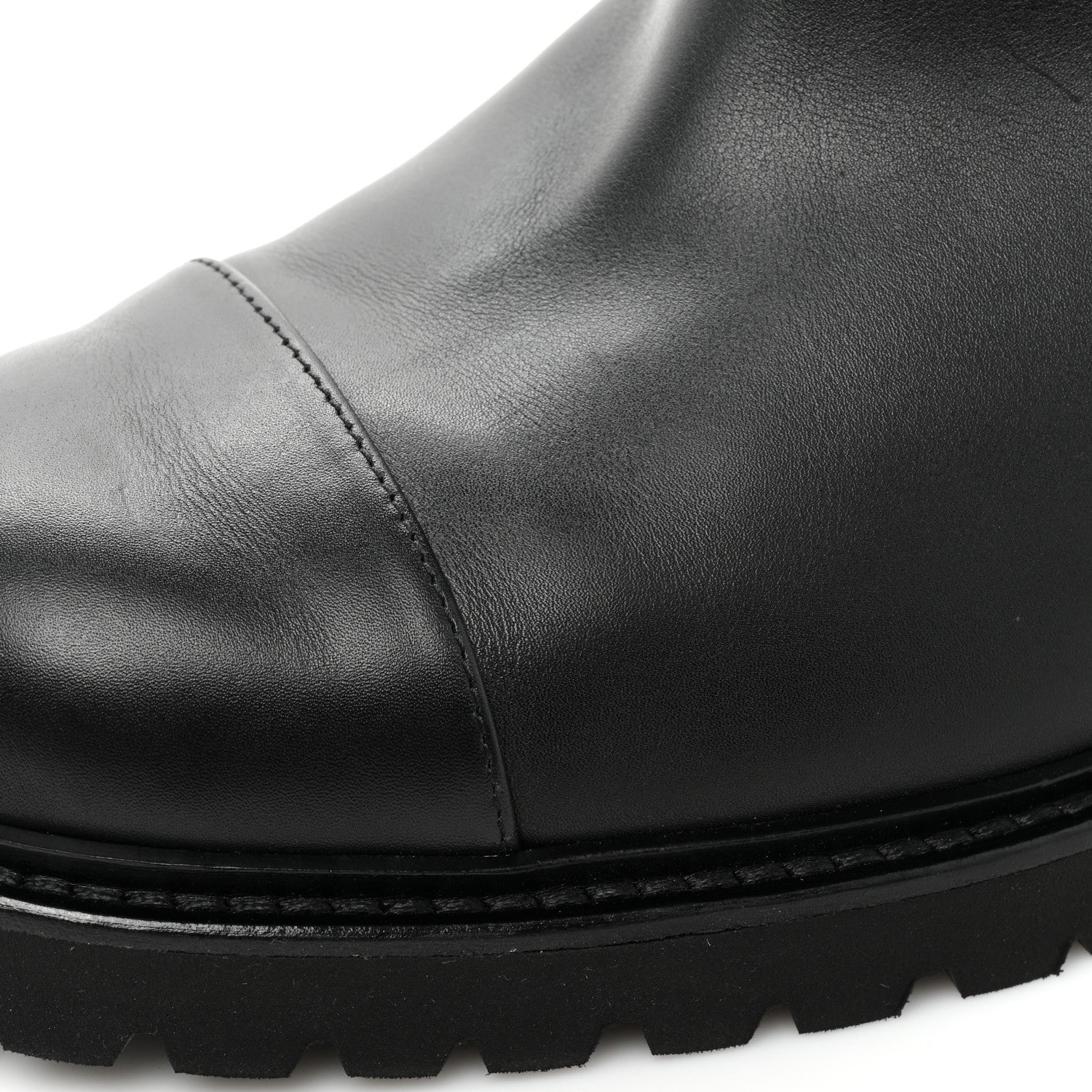 Chanel Calfskin CC Ankle Boots 42 Black 15 of 16