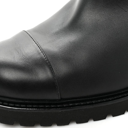 Chanel Calfskin CC Ankle Boots 42 Black 15 of 16