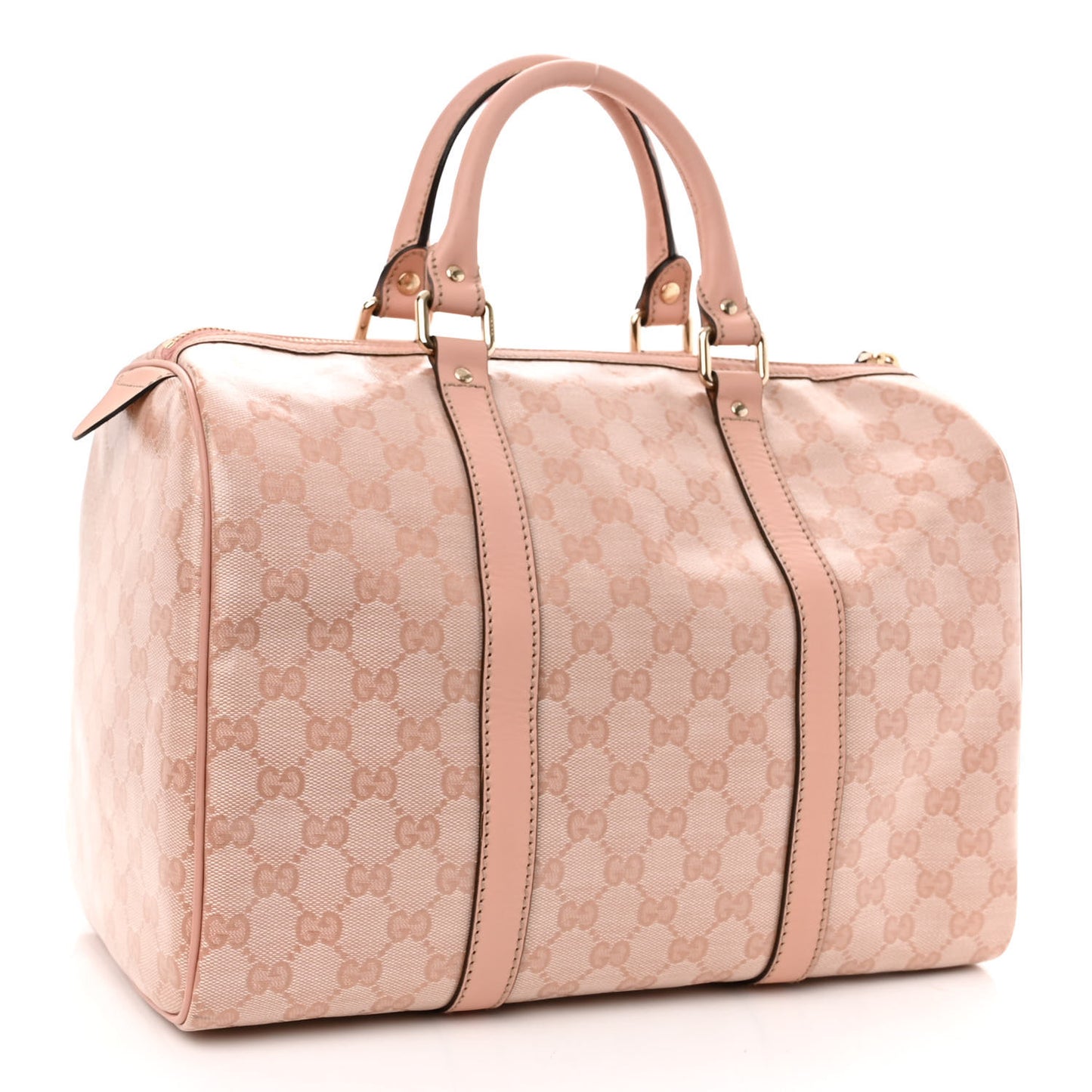 Crystal Monogram Joy Medium Boston Pink