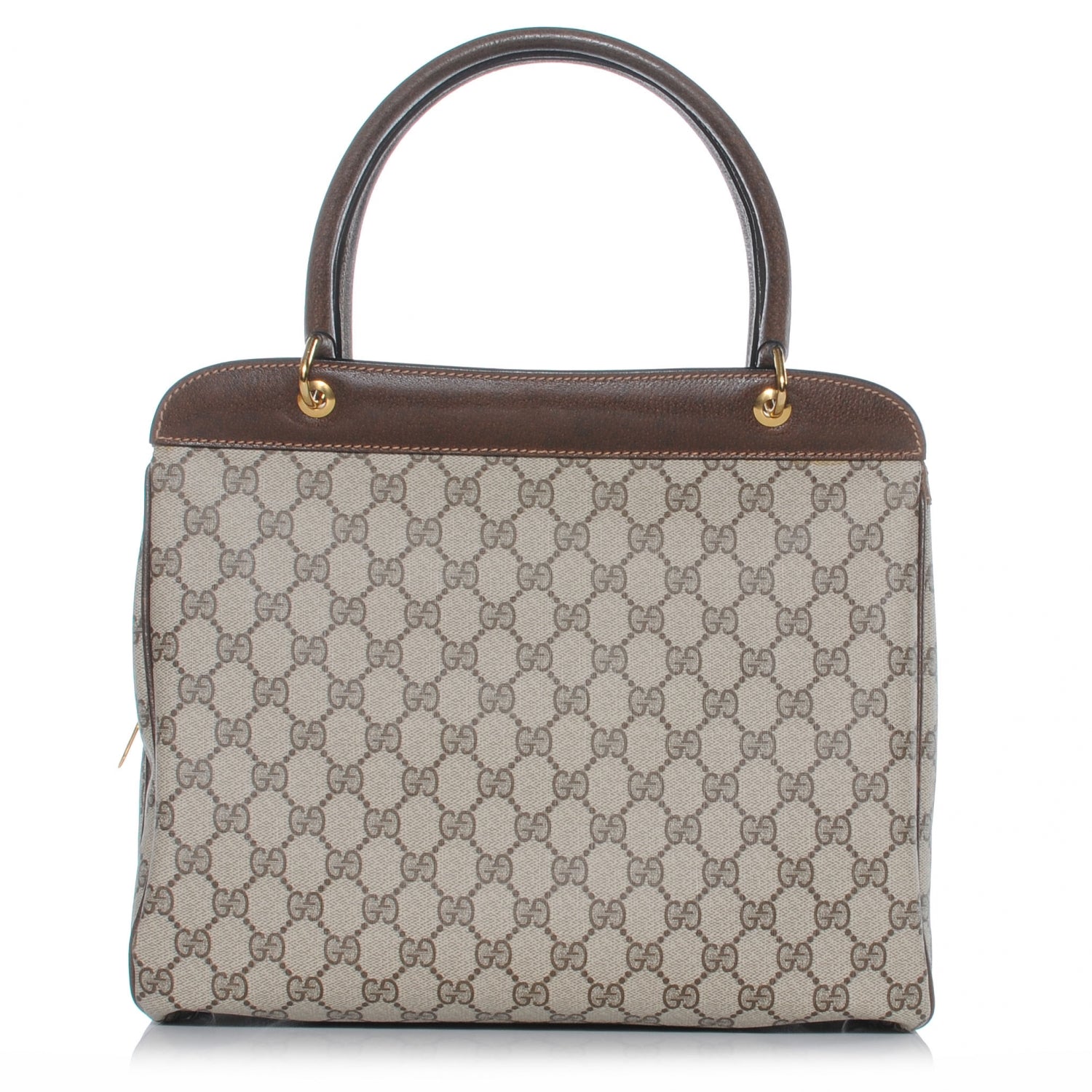 Gucci Monogram Handbag Brown 1 of 6