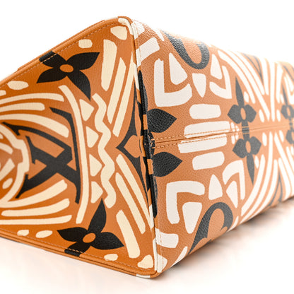 Louis Vuitton Monogram Giant Crafty Onthego GM Crème Caramel 8 of 9