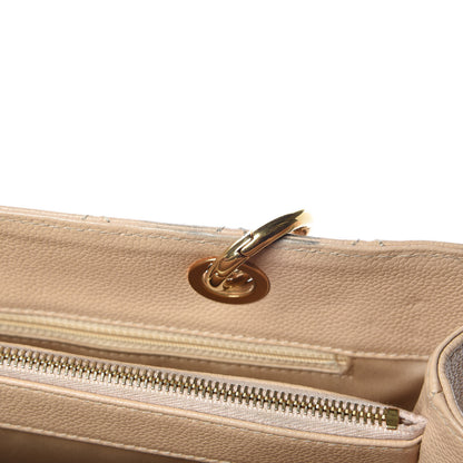 Chanel Caviar Quilted Grand Shopping Tote GST Beige Clair 12 of 18