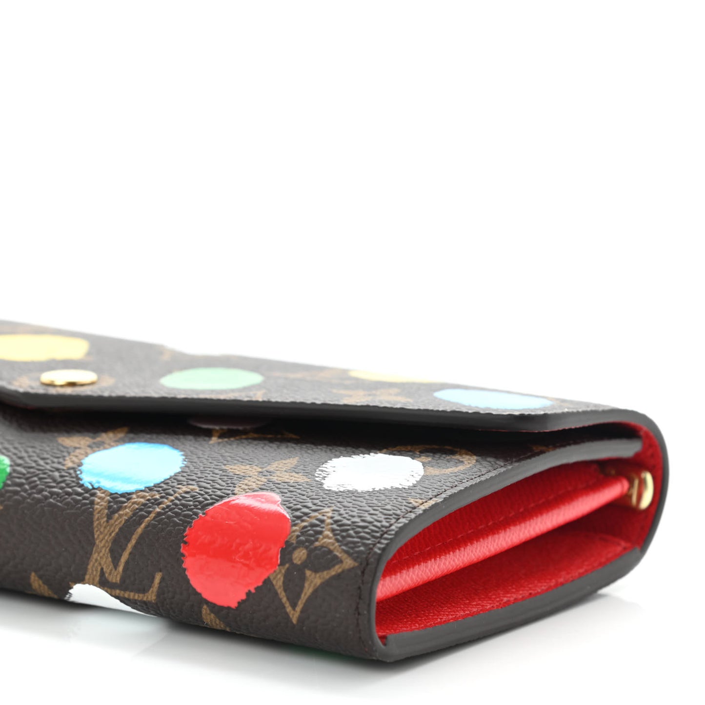 X YK Monogram Sarah Wallet