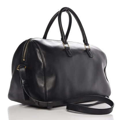 Saint Laurent Calfskin Classic Duffle 12 Black 4 of 10