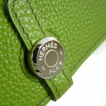 Hermes Chevre Mysore Wallet Belt Vert Anis 6 of 9