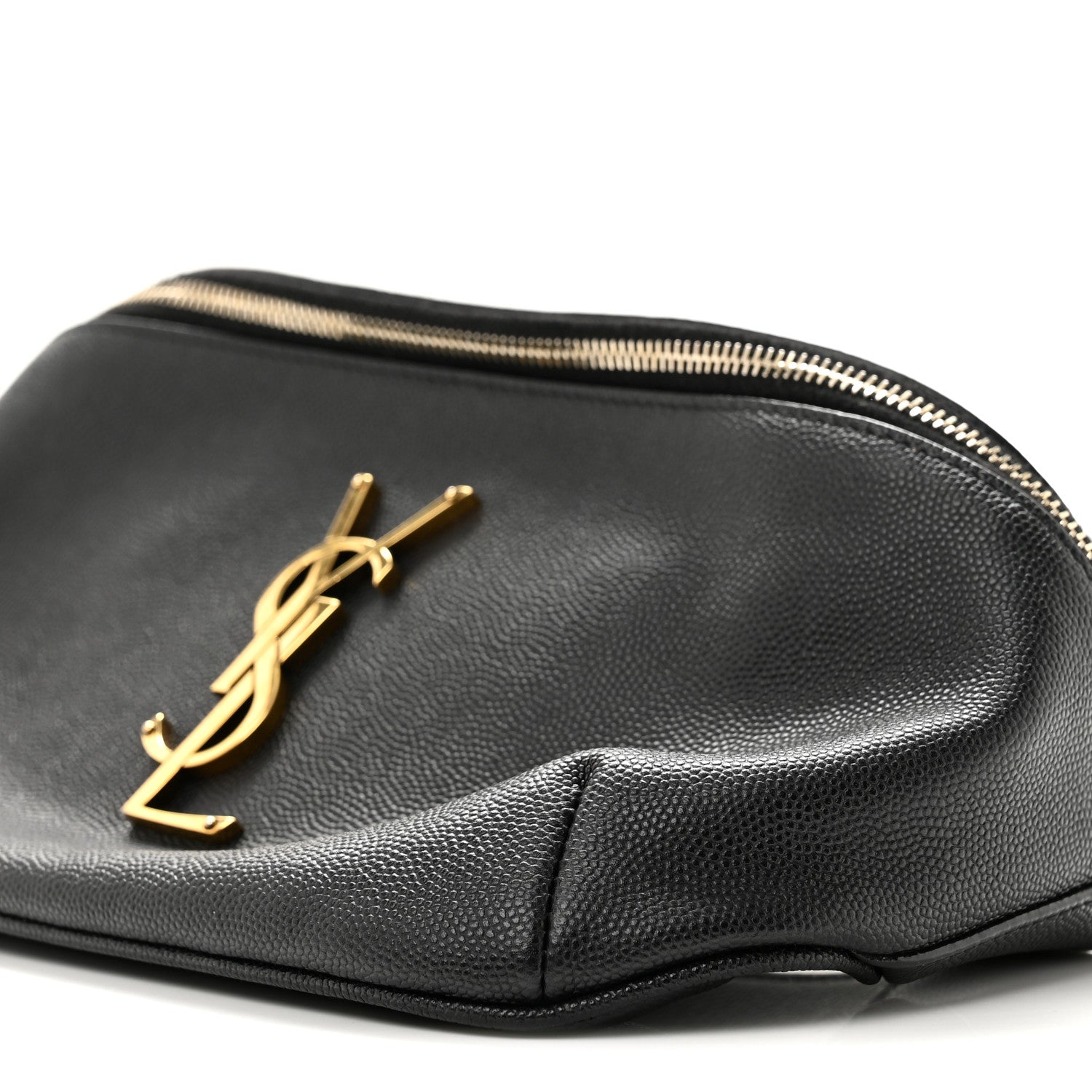 Saint Laurent Grain De Poudre Monogram Belt Bag Black 10 of 13