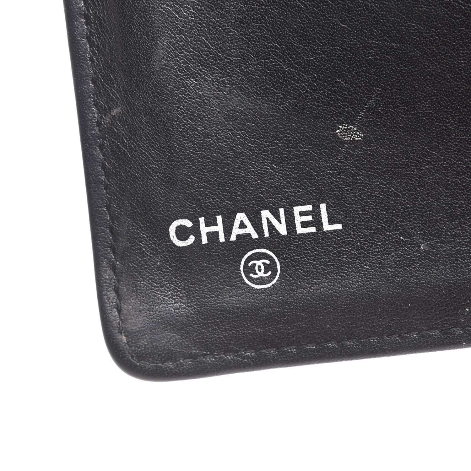 Chanel Grained Patent CC Yen Wallet Black 6 of 8