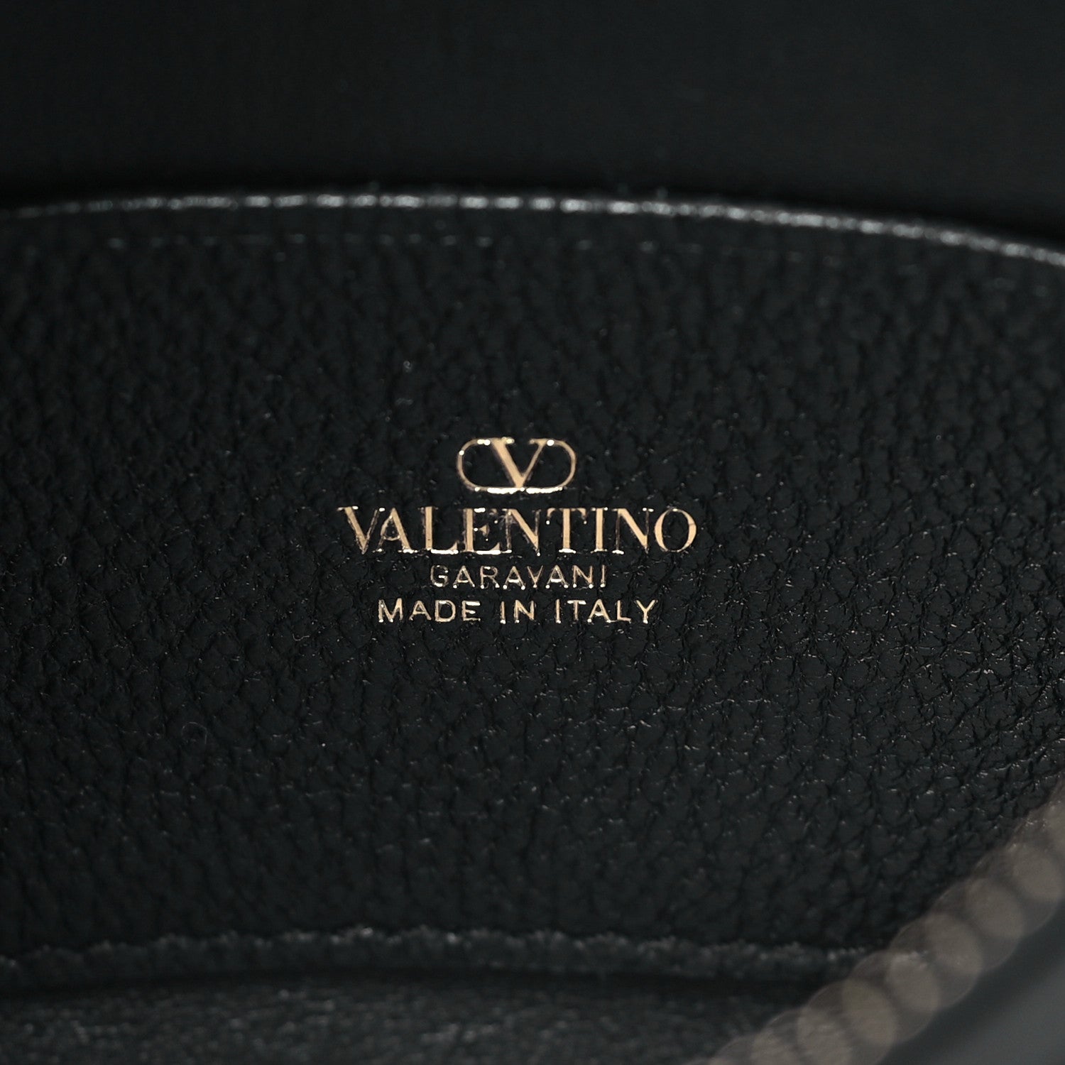 Valentino Garavani Grainy Calfskin Mini Rockstud Hobo Black 6 of 9