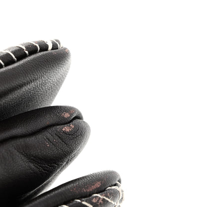 Celine Lambskin Small Trio Crossbody Bag White Brown 13 of 13