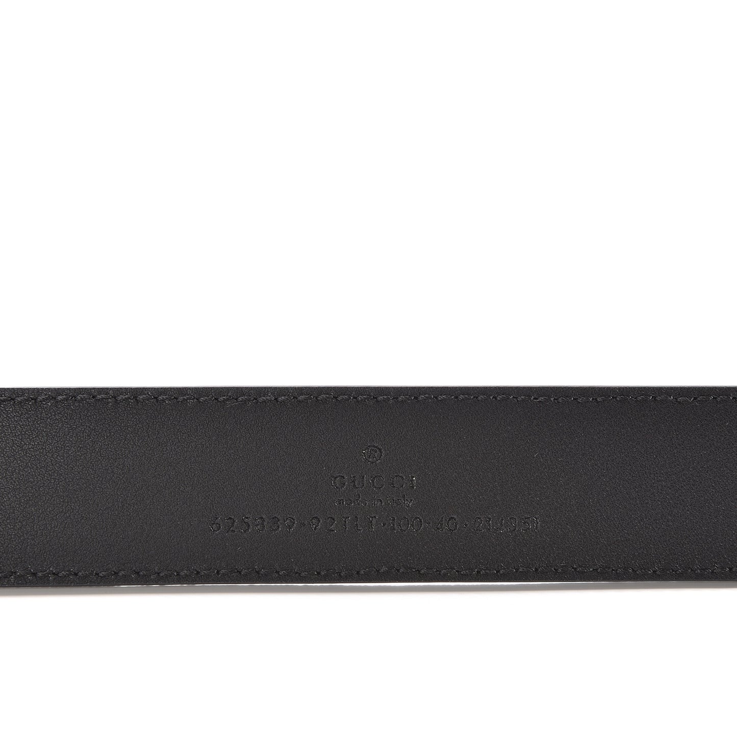 GG Supreme Monogram Matte Plutone Calfskin Double G 30mm Belt 100 40 Beige Ebony Black