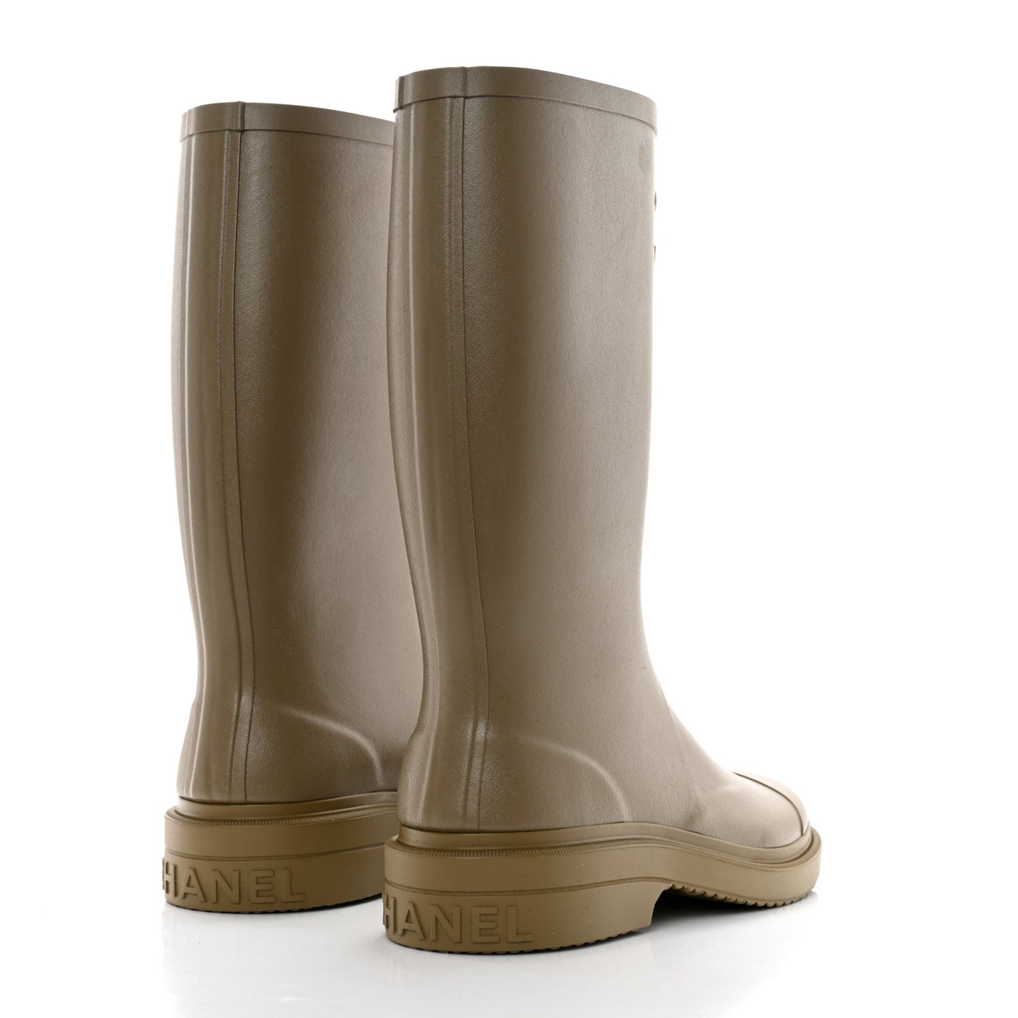 Caoutchouk CC High Boots 39 Dark Beige
