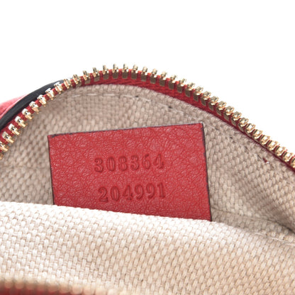 Gucci Pebbled Calfskin Small Soho Disco Bag Tabasco Red 7 of 8