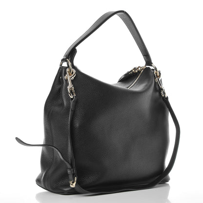 Gucci Pebbled Calfskin Large Soho Hobo Black 4 of 8