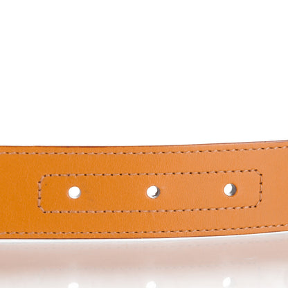 Gucci Calfskin Interlocking G Belt 85 34 Orange 6 of 6