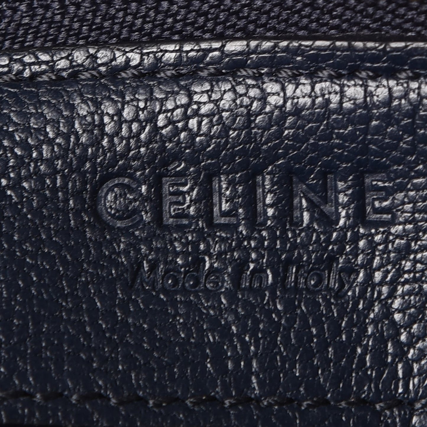 Goatskin Large Trio Crossbody Bag Dark Blue