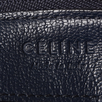 Celine Goatskin Large Trio Crossbody Bag Dark Blue 8 of 10