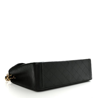 Chanel Lambskin Quilted XL Jumbo Single Flap Black 4 of 11
