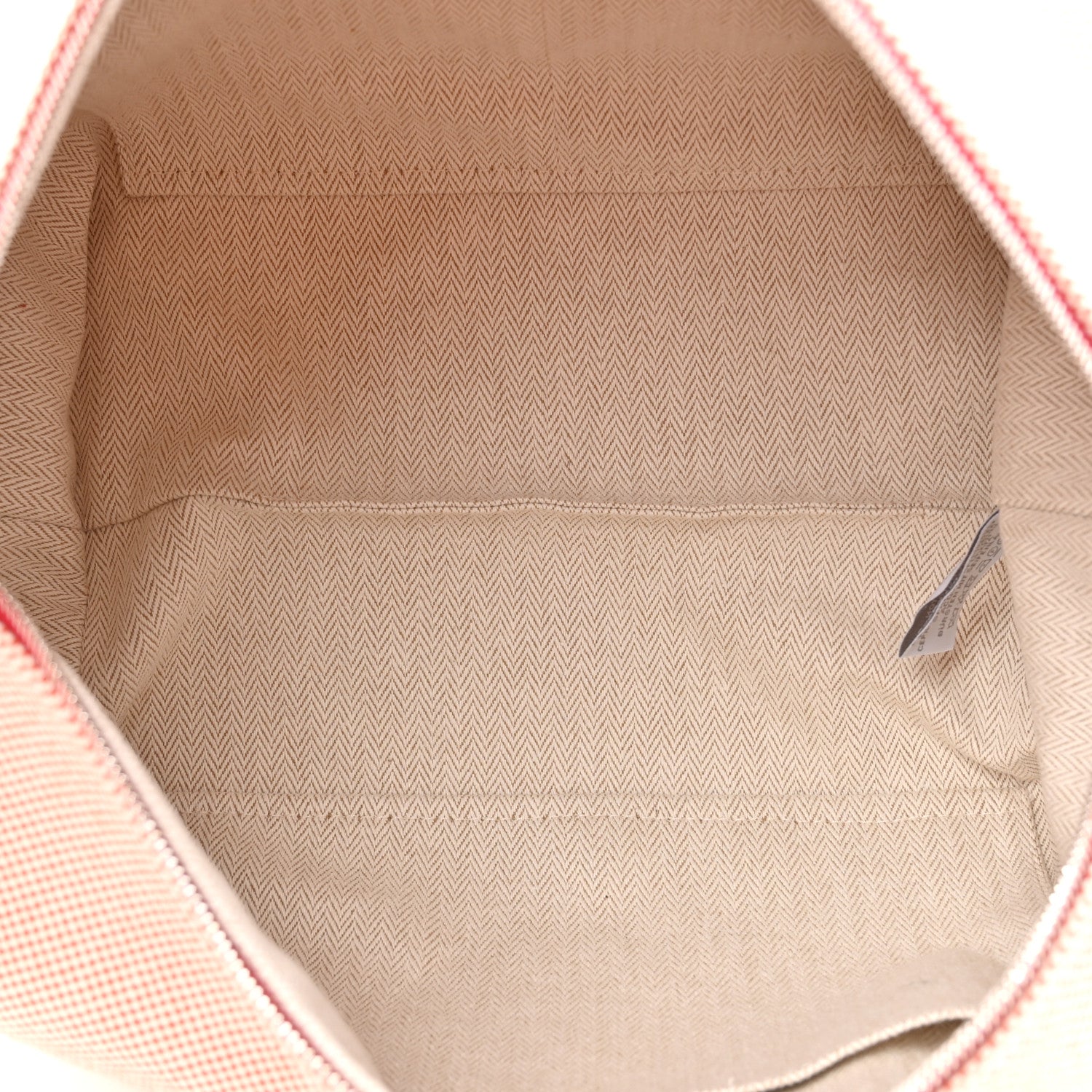 Hermes Canvas Large Bride-A-Brac Cabriole Case Terracotta 5 of 10