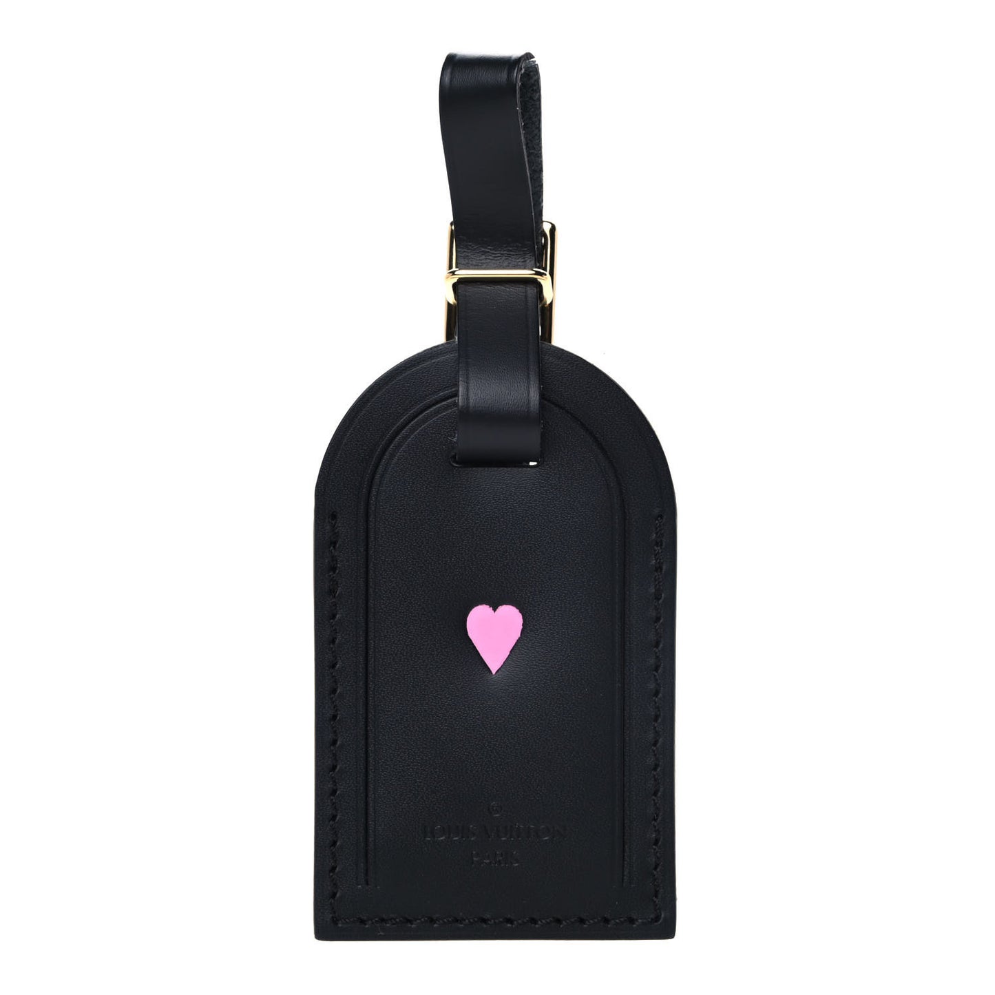Calfskin Luggage Tag Ebene