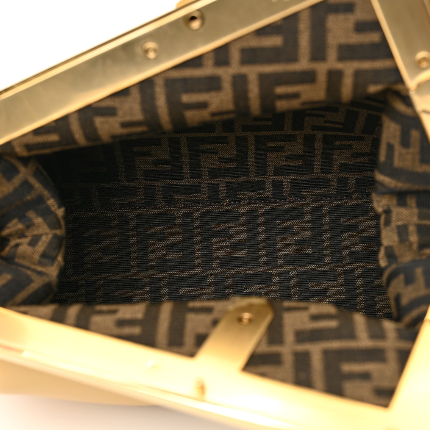 Shiny Nappa Medium Fendi First Sahara