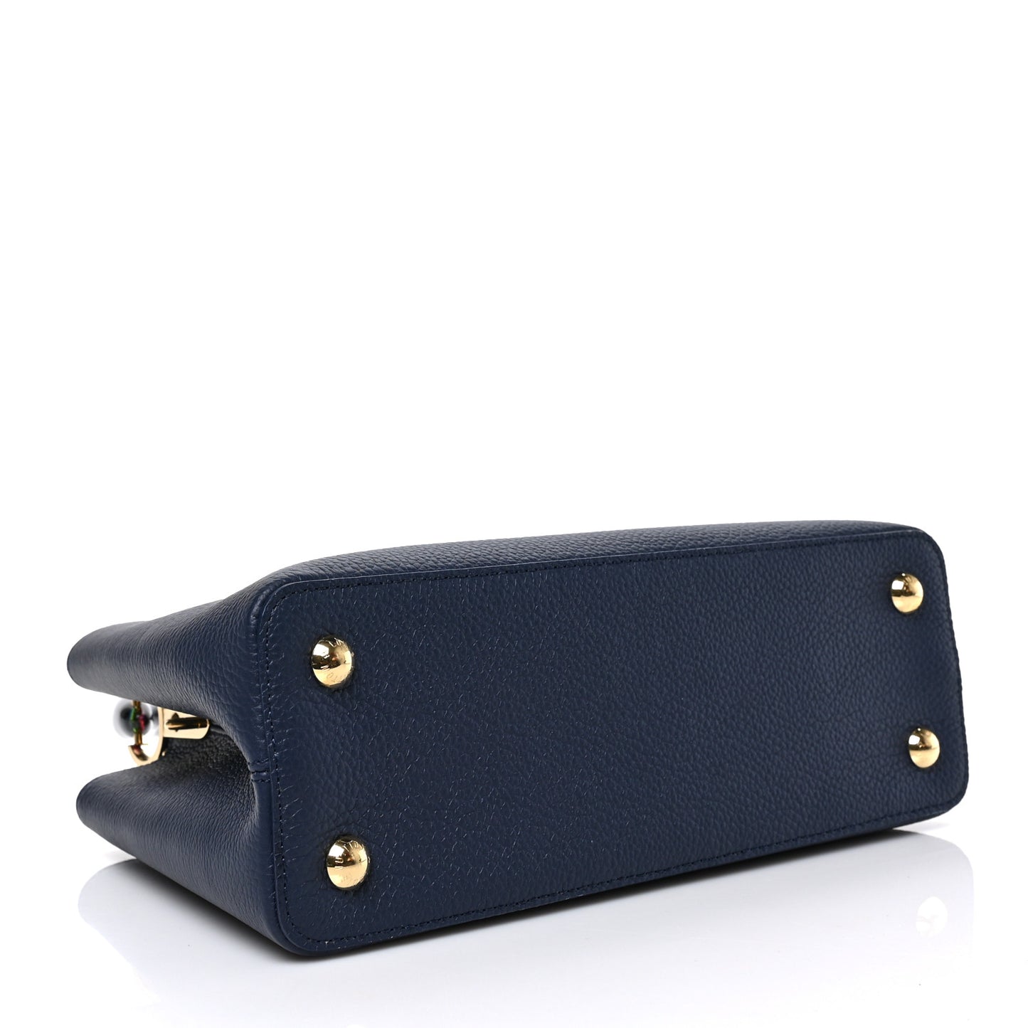 Taurillon Resin Capucines Murano MM Midnight Blue