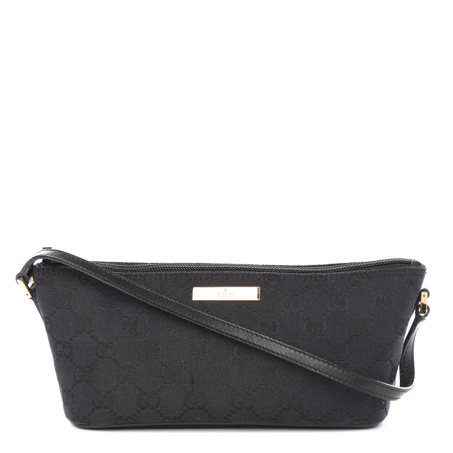 Gucci Monogram Boat Pochette Black 1 of 11