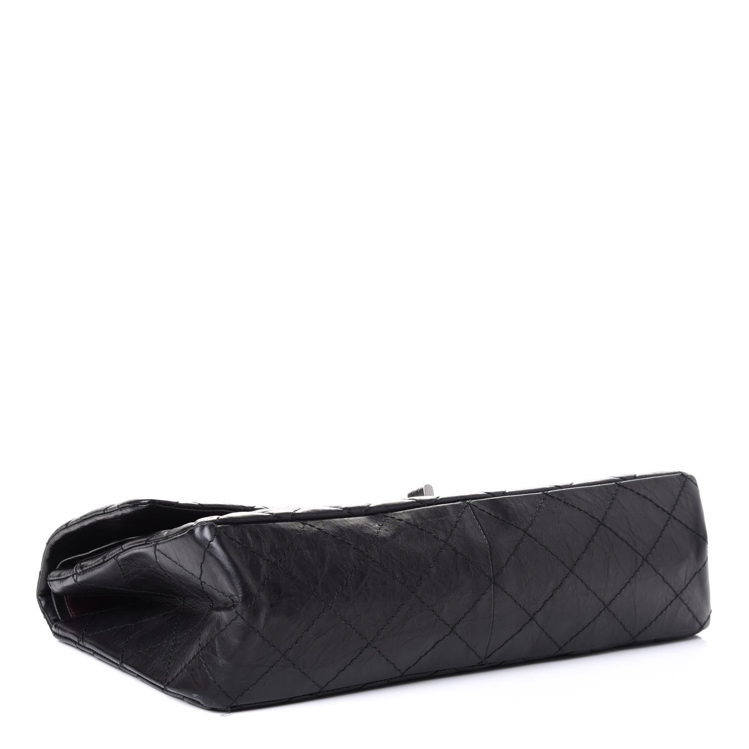 Chanel Aged Calfskin Quilted 2.55 Reissue 227 Flap Black 3 of 4