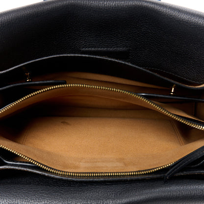 MCM Grained Calfskin Medium Milla Tote Black 5 of 18