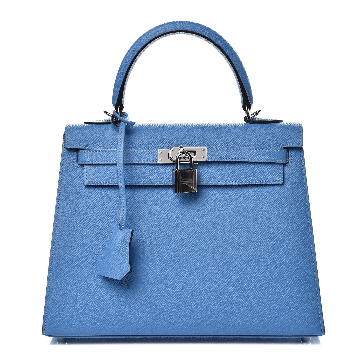 Hermes Epsom Kelly Sellier 25 Bleu Paradis 1 of 35