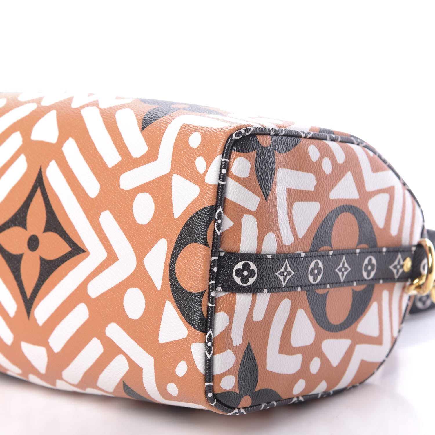 Louis Vuitton Monogram Giant Crafty Speedy Bandouliere 25 Creme Caramel 7 of 10