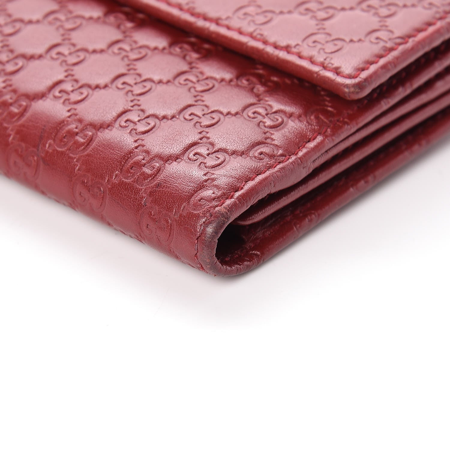 Gucci Microguccissima Continental Flap Wallet Red 11 of 20