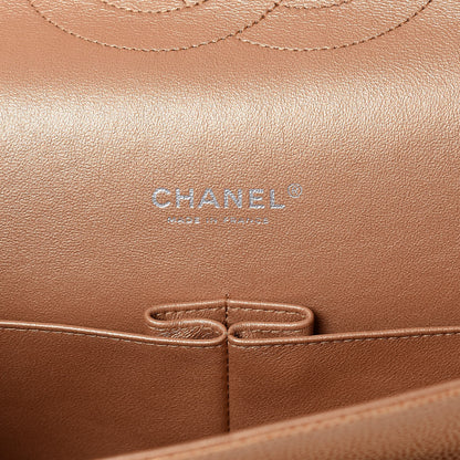 Chanel Metallic Soft Caviar Quilted Maxi Double Flap Copper 8 of 10